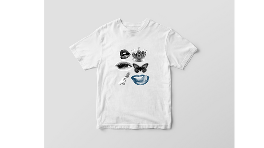 Women's Slim Fit Champagne Kiss T Shirt